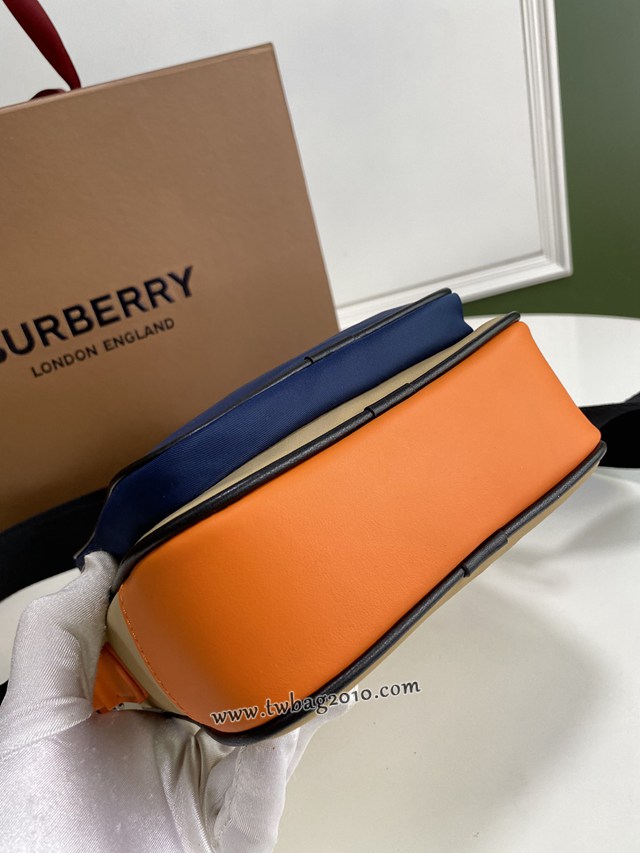Burberry專門店新款男士斜背包 巴寶莉尼龍背帶斜挎包 yxb1037